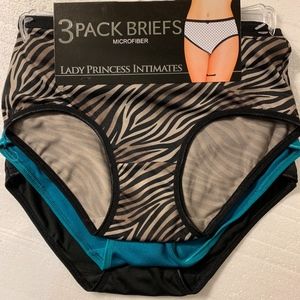 Lady Princess Microfiber Panties Briefs S